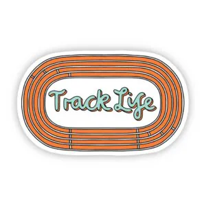 Big Moods Track Life Sticker