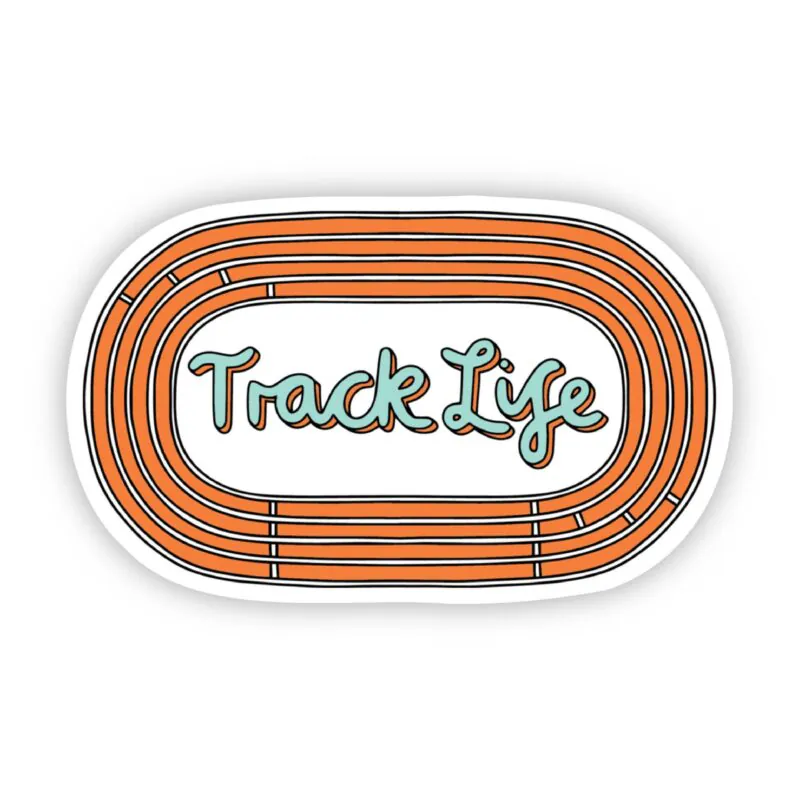 Big Moods Track Life Sticker
