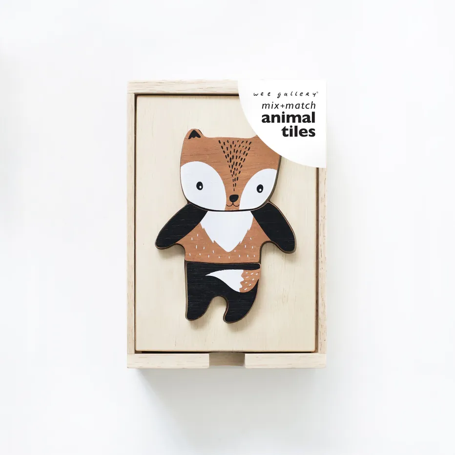 Wee Gallery Mix & Match Animal Tiles