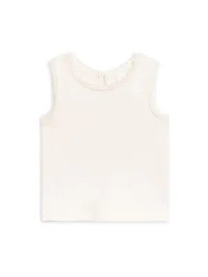 Colored Organics Selene Lace Tank in Ivory
