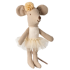 Maileg Ballerina Little Sister Mouse Off-White
