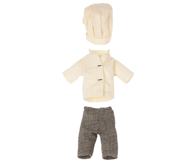 Chef Mouse with Soup Pot and Spoon from Maileg