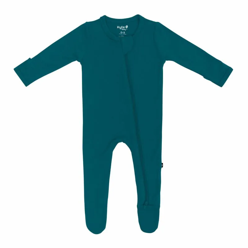 Zippered Footie in Loch from Kyte BABY