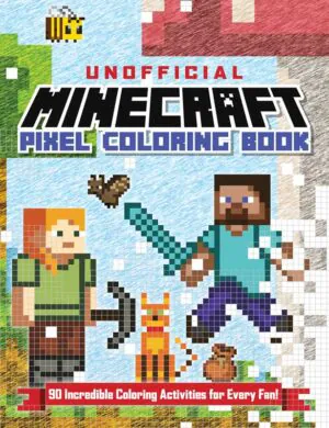 Simon & Schuster Unofficial Minecraft Pixel Coloring Book