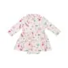 Angel Dear Golf Club In Pink Bamboo Viscose Long Sleeve Polo Bodysuit Dress