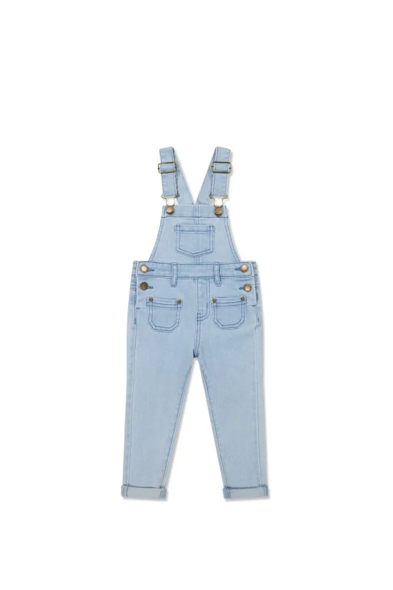 Arlo Twill Overall in Washed Denim  from Jamie Kay