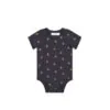Organic Cotton Hudson Short Sleeve Bodysuit in Fox Cubs Constellation 