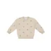 Organic Cotton Kit Sweatshirt in Henry Hedgehog Birch 