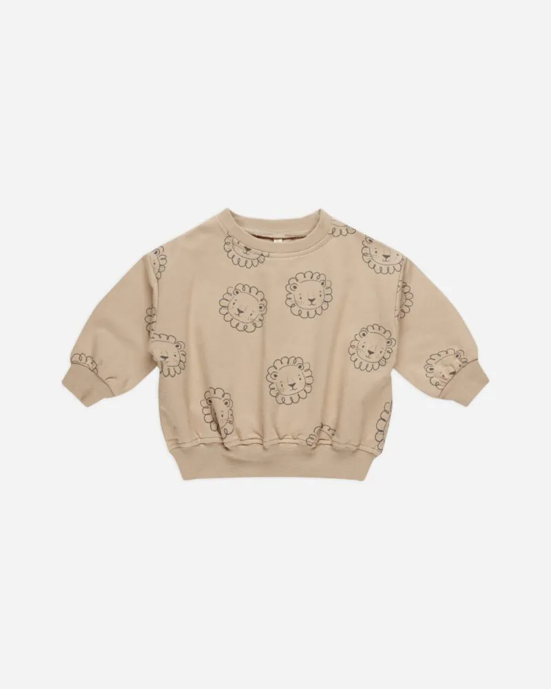 Relaxed Fleece Sweatshirt In Lions