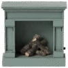 Fireplace in Blue for Mouse from Maileg