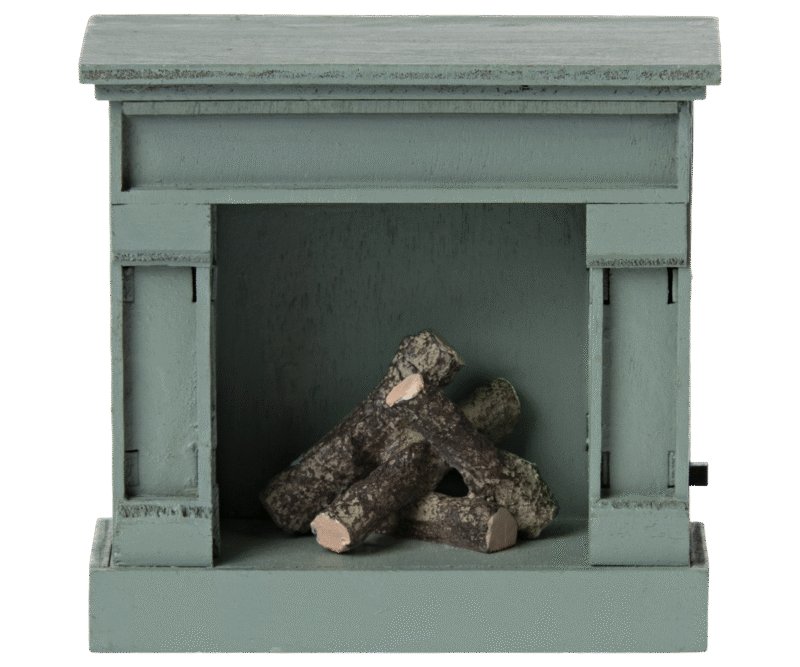 Fireplace in Blue for Mouse from Maileg