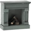 Maileg Fireplace in Blue for Mouse