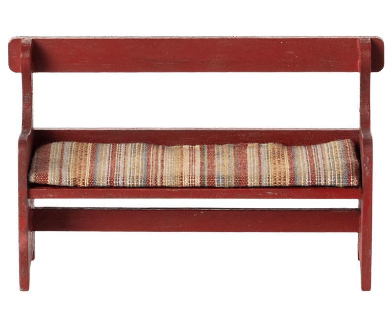 Red Bench for Mouse from Maileg
