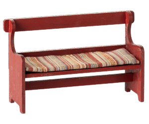 Maileg Red Bench for Mouse