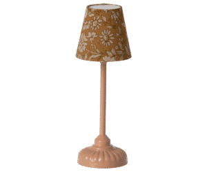 Maileg Vintage Floor Lamp in Dark Powder for Mouse