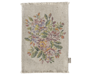 Maileg Rug with Flowers Medium