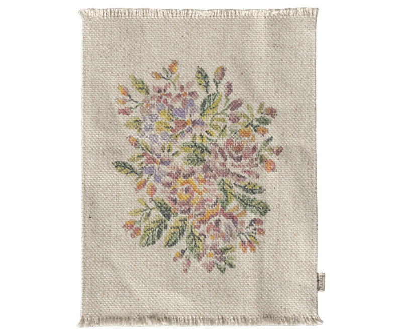 Maileg Rug with Flowers Large
