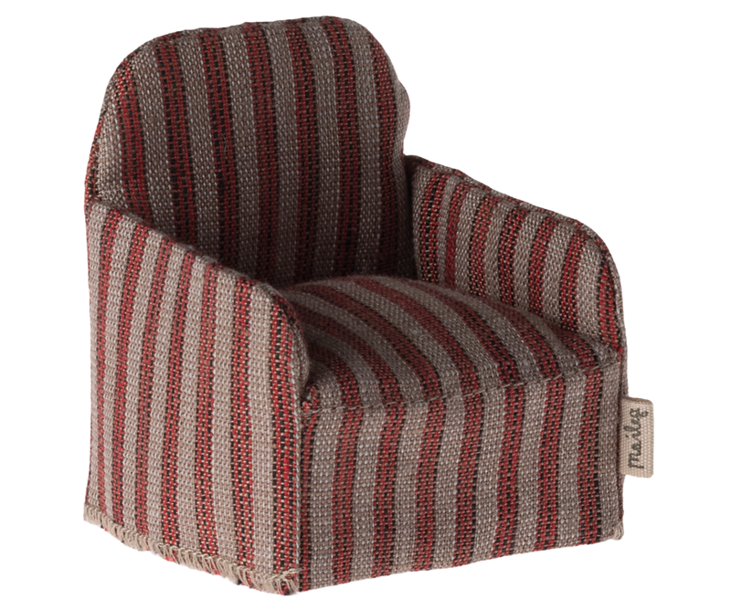 Maileg Mouse Chair in Stripe