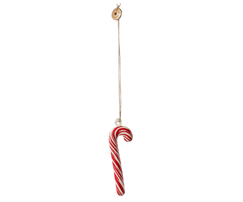 Maileg Stripe Sugar Cane Metal Ornament
