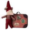 Maileg Baby Christmas Mouse In Suitcase