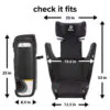 Diono Monterey 6XT SafePlus High-Back Booster