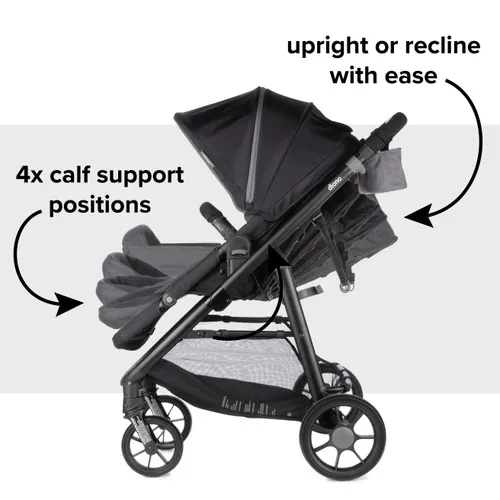 Diono Quantum 4 3-in-1 Travel System With LiteClik 30 R SafePlus Infant Car Seat