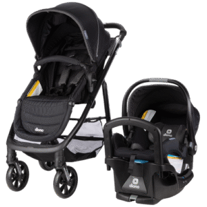 Diono Quantum 4 3-in-1 Travel System With LiteClik 30 R SafePlus Infant Car Seat