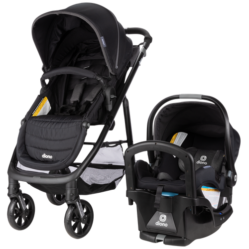 Diono Quantum 4 3-in-1 Travel System With LiteClik 30 R SafePlus Infant Car Seat
