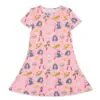 Wonder Woman Bamboo Viscose Short Sleeve Lounge Dress