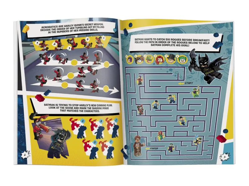 LEGO DC Super Heroes Batman vs Harley Quinn made by Sourcebooks