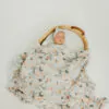 Copper Pearl Nightmare Before Christmas Knit Swaddlel Blanket Bedding