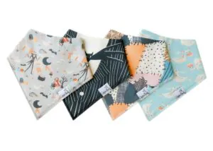 Copper Pearl Nightmare Before Christmas Bandana Bib Set 4-Pack