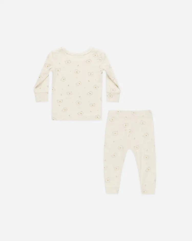 Bamboo Pajama Set In Bears