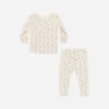 Bamboo Pajama Set In Holly Berry