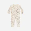 Organic Long John Pajamas in Winter Town from Rylee + Cru