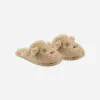 Rylee + Cru Bear Slippers in Gold