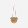 Bear Purse in Gold from Rylee + Cru