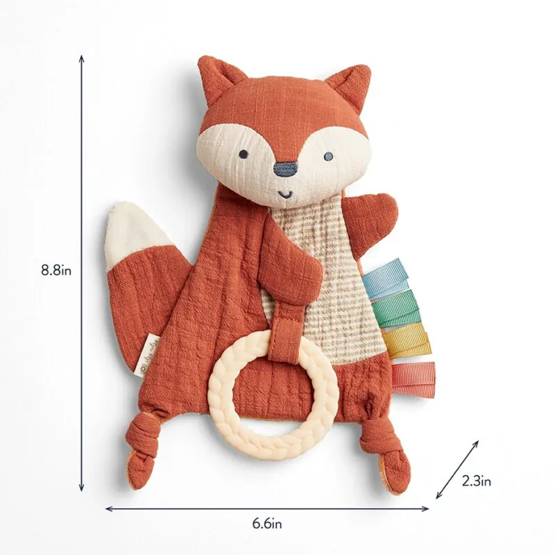 Fox Bitzy Crinkle With Teether made by Itzy Ritzy