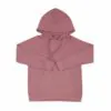 Women's Ribbed Hoodie in Dusty Rose